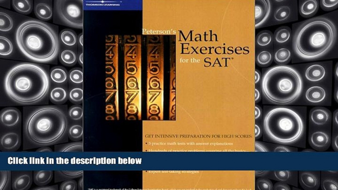 Best Price Peterson s Math Exercises for SAT (Peterson s Master Math for the SAT) Peterson s For