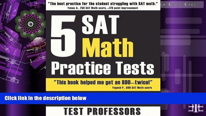 Pre Order 5 SAT Math Practice Tests (2nd Edition) Paul G. IV Simpson mp3