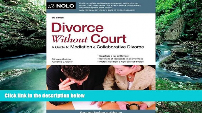 Buy Katherine Stoner Divorce Without Court: A Guide to Mediation   Collaborative Divorce Full Book