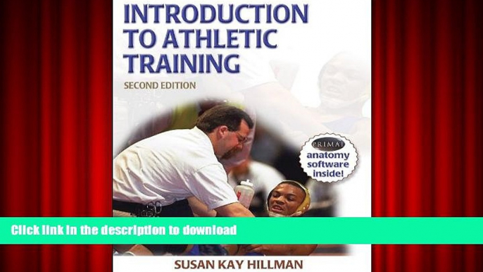 Free [PDF] Introduction to Athletic Training - 2nd Edition (Athletic Training Education Series) On