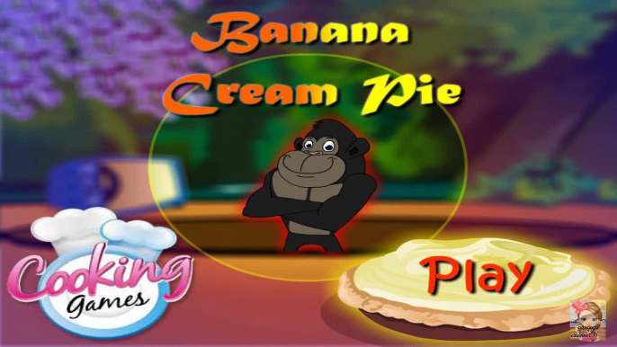 Banana Cream Pie - Help this Goofy Gorilla to make banana cream pie