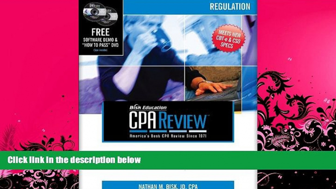 Buy Nathan M. Bisk Bisk CPA Review: Regulation, 40th Edition (Comprehensive CPA Exam Review