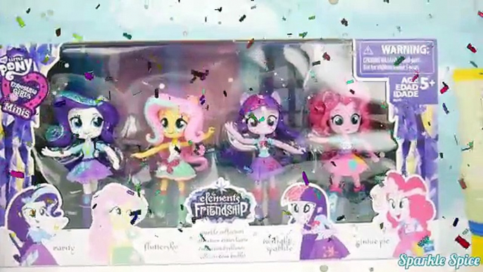 MY LITTLE PONY Equestria Girls Mini Dolls, Bath Time Paint Set Bubbles, Toys Surprises, Mashems