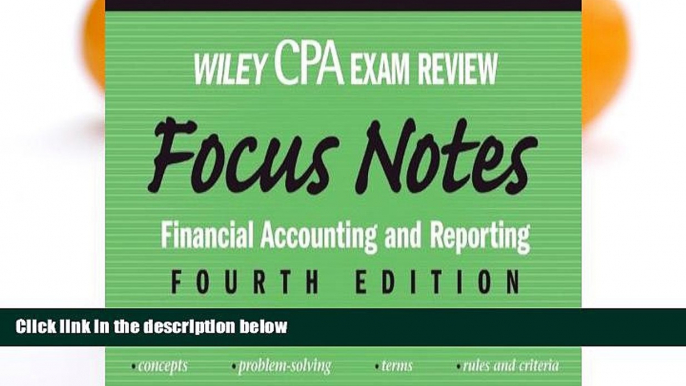 Audiobook  Wiley CPA Examination Review Focus Notes: Financial Accounting and Reporting (Wiley Cpa