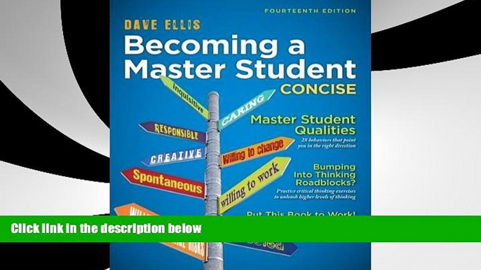 Price Becoming a Master Student: Concise (Textbook-specific CSFI) Dave Ellis For Kindle