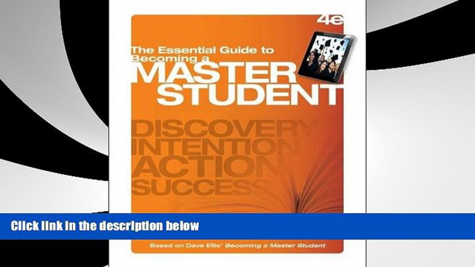 Price The Essential Guide to Becoming a Master Student (Textbook-specific CSFI) Dave Ellis For