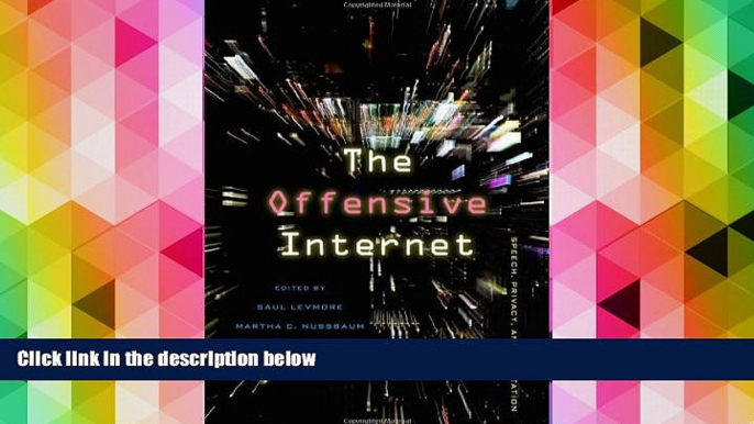 BEST PDF  The Offensive Internet: Speech, Privacy, and Reputation FOR IPAD