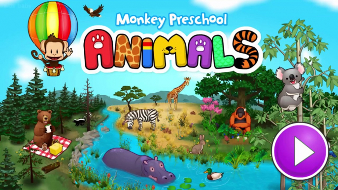 Learn Name Animals With Monkey Preschool Animals | Educational for Kids