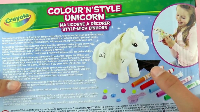 Licorne Crayola avec feutres et accessoires | DIY Kit Licorne Unboxing