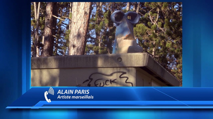 D!CI TV : Hautes-Alpes : Le clin d'oeil aux Marseillais de l'artiste Alain Paris sur la route des stations