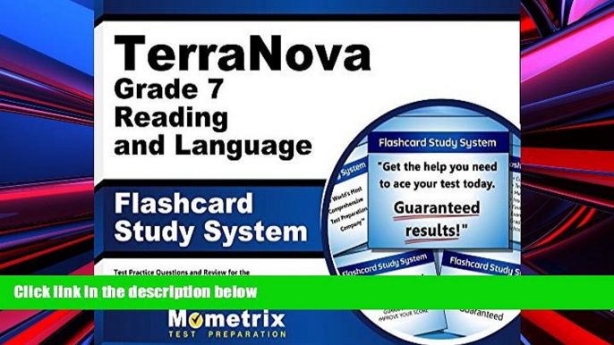 Price TerraNova Grade 7 Reading and Language Flashcard Study System: TerraNova Test Practice