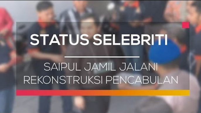 Saipul Jamil Jalani Rekonstruksi Pencabulan  -  Status Selebriti