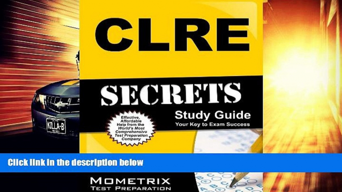 Price CLRE Secrets Study Guide: CLRE Exam Review for the Contact Lens Registry Examination CLRE