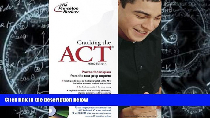 Best Price Cracking the ACT with Sample Tests on CD-ROM, 2006 Edition (College Test Prep)