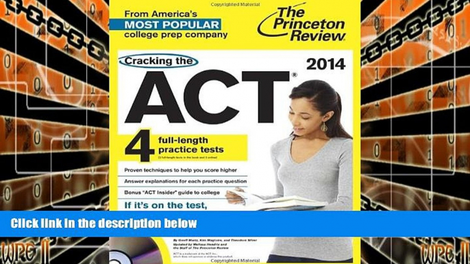 Price Cracking the ACT with 4 Practice Tests   DVD, 2014 Edition (College Test Preparation)