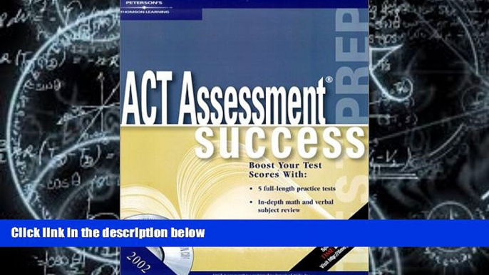 Pre Order ACT Success 2002 w CDRom (Act Assessment Success, 2002) Peterson s On CD