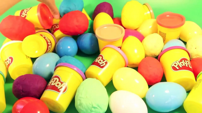 Play Doh Eggs Angry Birds Minnie Mouse Peppa Pig Mickey Mouse Barbie Cars 2 Dora Surprise Eggs