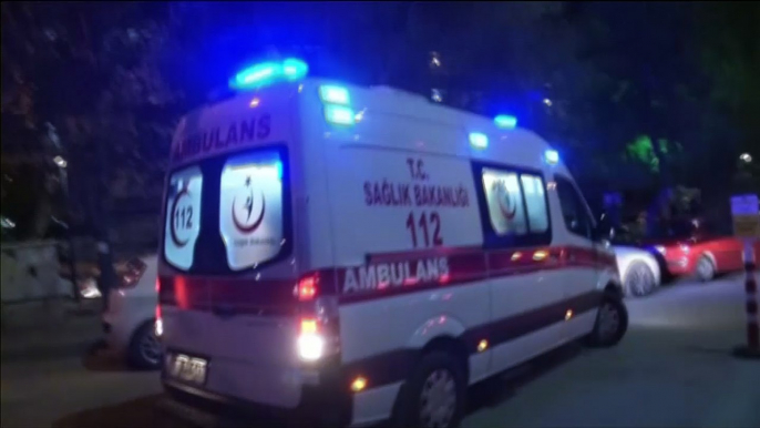 Ambulance carrying shot Russian ambassador arrives at Ankara hospital