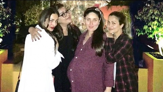 Pregnant Kareena Kapoor's Christmas Party 2016 With Malaika & Amrita Arora