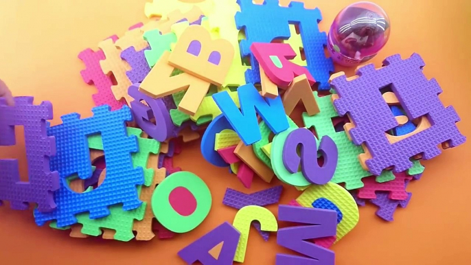 ABC Puzzle! Learning the Alphabet with Puzzle! Surprise Egg Opening