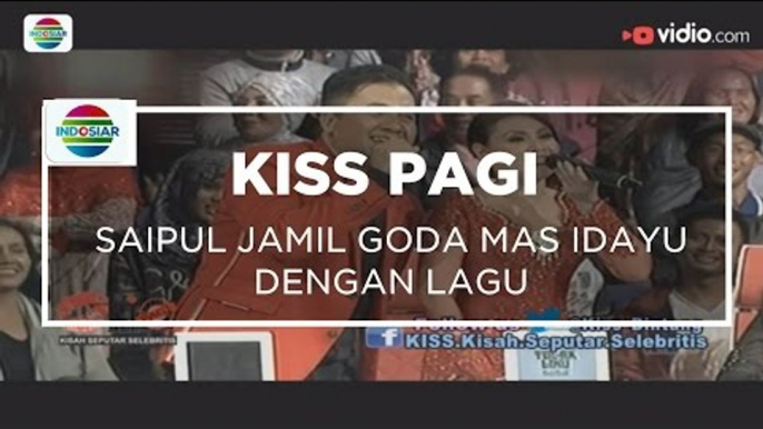 Saipul Jamil Goda Mas Idayu Dengan Lagu - Kiss Pagi 27/11/15