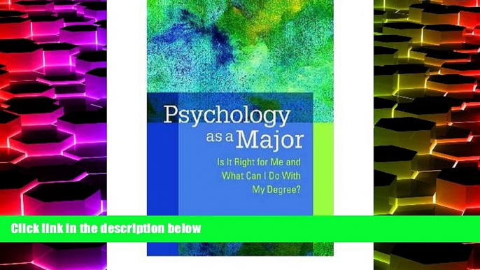 Best Price Psychology as a Major: Is it Right for Me and What Can I Do with My Degree? (Paperback)