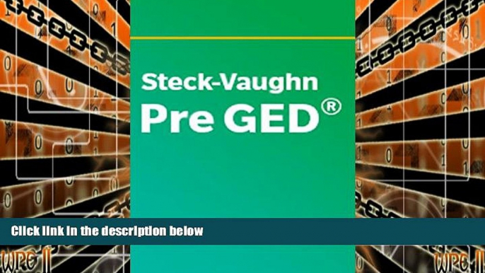 Online STECK-VAUGHN Steck-Vaughn Pre-GED Spanish: Student Edition Grades 9 - UP Getting Started