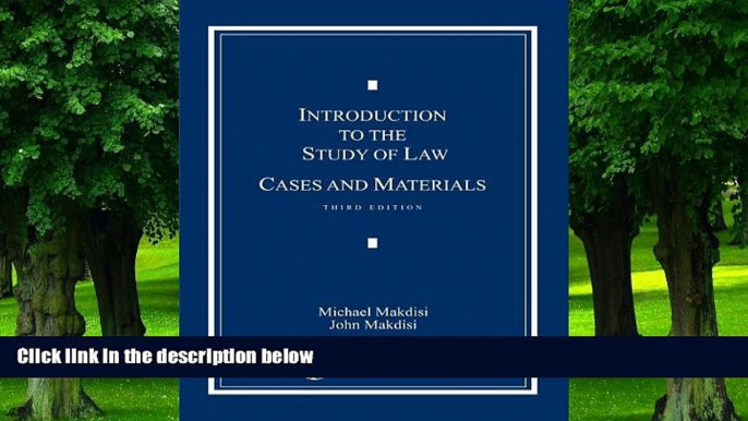 Buy NOW  Introduction to the Study of Law John Makdisi  Full Book