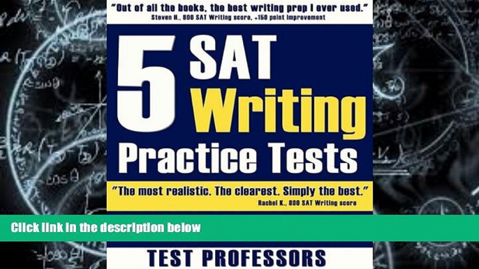 Best Price 5 SAT Writing Practice Tests Paul G. IV Simpson On Audio