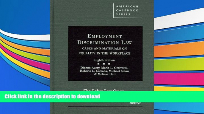 READ book  Employment Discrimination Law: Cases and Materials on Equality in the Workplace