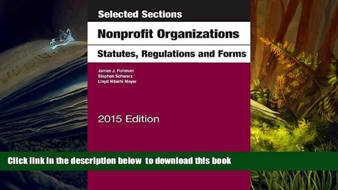 READ book  Selected Sections on Nonprofit Organizations, Statutes, Regulations, and Forms