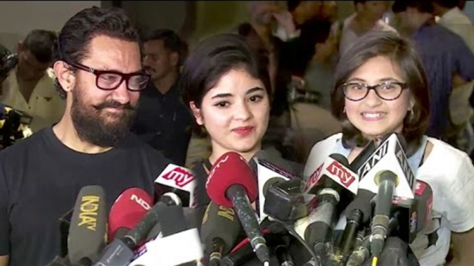 Aamir Khan's CUTE Little Daughters/Actress In DANGAL Movie Zaira Wasim & Suhani Bhatnagar