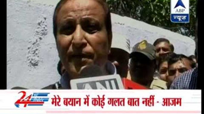 Azam Khan firm on his 'Kargir war' remarks