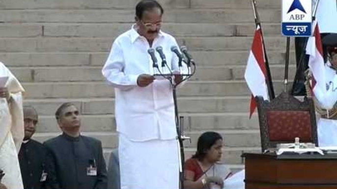 Venkaiah Naidu takes oath as Minister