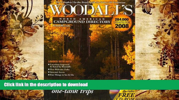 READ Woodall s North American Campground Directory with CD, 2008 (Good Sam RV Travel Guide