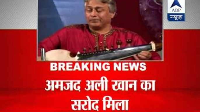 Ustad Amjad Ali Khan gets back his sarod that went missing on flight