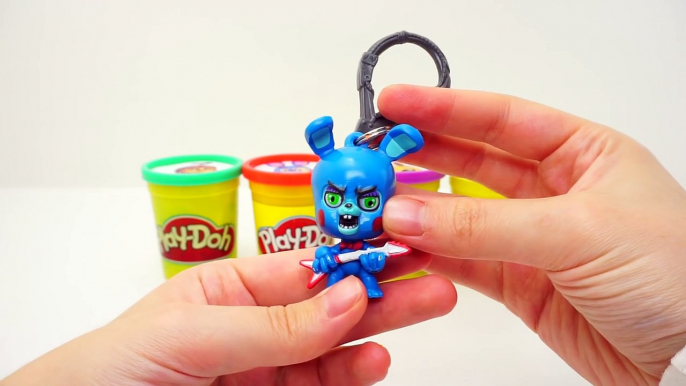 Five Nights at Freddys FNAF Surprise Play-Doh Cans Surprise Eggs, Disney Marvel SpongeBob Rabbids