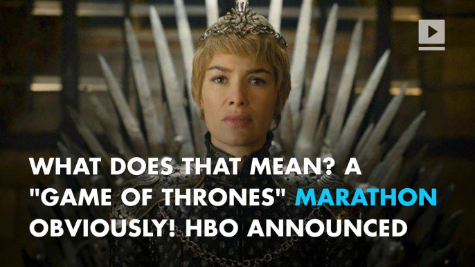 Winter is coming in the form of a 'Game of Thrones' marathon