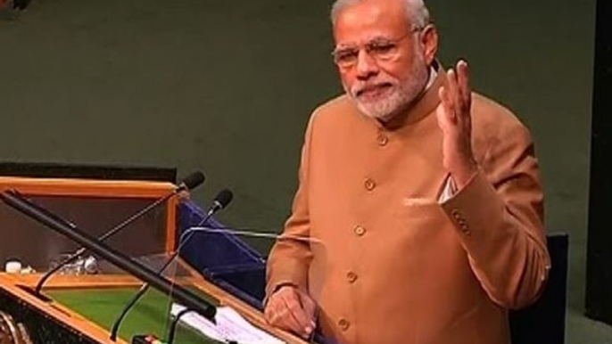 WATCH: PM Modi stresses on eradicating poverty at the UN General Assembly