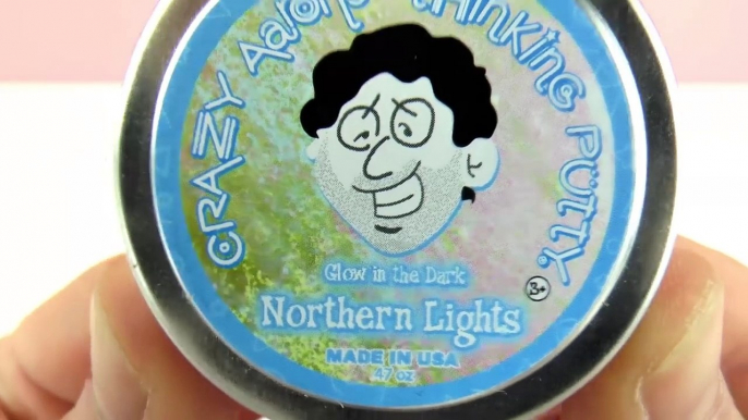 CRAZY AARONS Thinking Putty NORTHERN LIGHTS - Klei met glitters - Glow in the dark