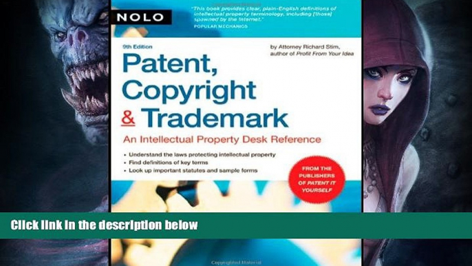 PDF  Patent, Copyright   Trademark: An Intellectual Property Desk Reference Richard Stim Attorney