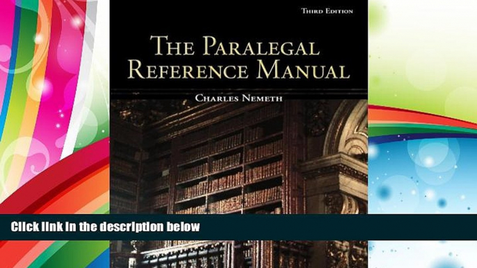 Buy Charles Nemeth The Paralegal Resource Manual w/CD (McGraw-Hill Business Careers Paralegal