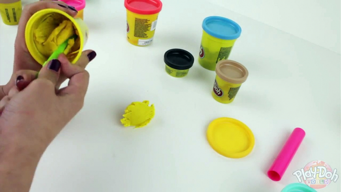 ♥ Play-Doh Disney Tsum Tsum Winnie the Pooh How to Make Tsum Tsum Winnie the Pooh Playdough