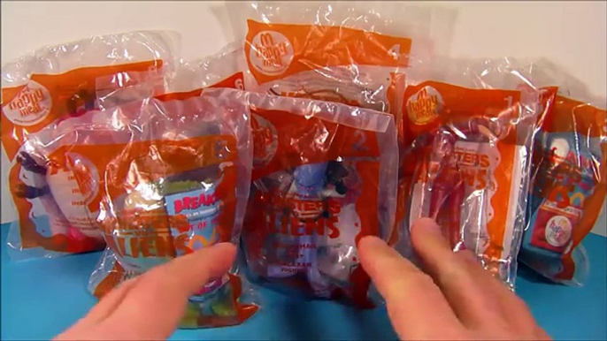 2009 MONSTERS vs ALIENS SET OF 8 McDONALD S HAPPY MEAL MOVIE TOY S VIDEO REVIEW