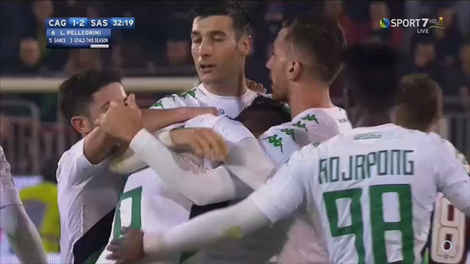 Lorenzo Pellegrini Goal HD - Cagliari 1-2 Sassuolo - 22.12.2016