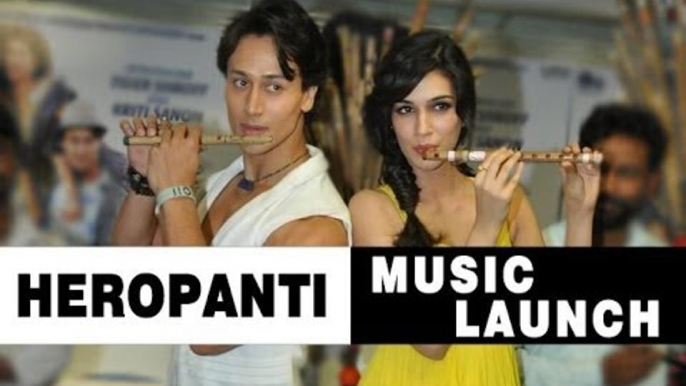 Tiger Shroff And Kriti Sanon launched 'Whistle Baja' Song From 'Heropanti'