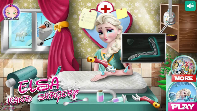 Elsa Hand Surgery - Frozen Elsa Games - Frozen Elsa Hand Doctor Game for Girls