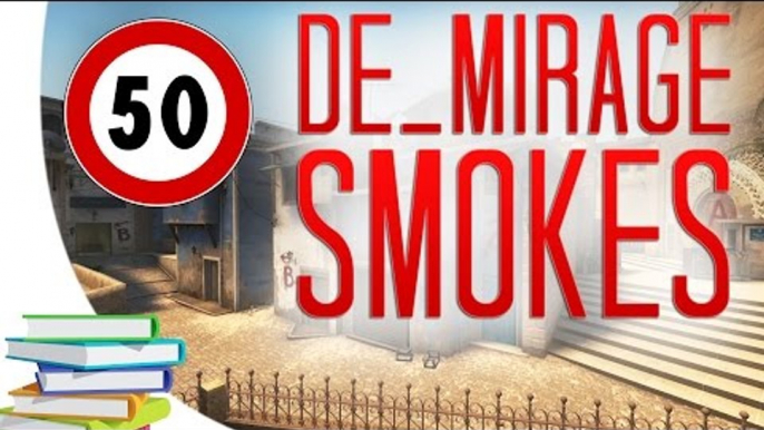 De_Mirage ALL SMOKES! [50 Smokes!] #CSGO