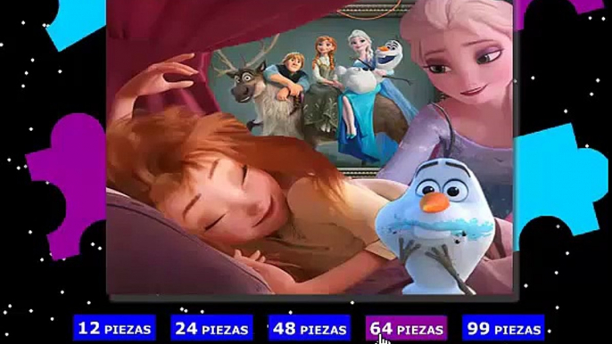 Frozen Anna Elsa Disney -Frozens Princess Sisters Fever videos Games puzzle for Kids