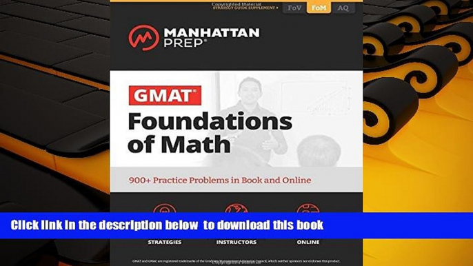 READ book  GMAT Foundations of Math: 900+ Practice Problems in Book and Online (Manhattan Prep